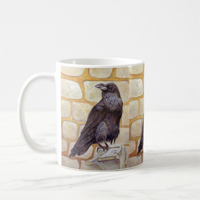 Raven Coffee Mug (Left)