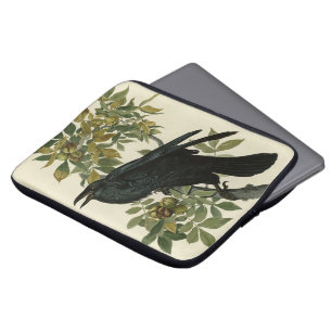 Raven (Common Raven) from Audubon Birds of America Laptop Sleeve
