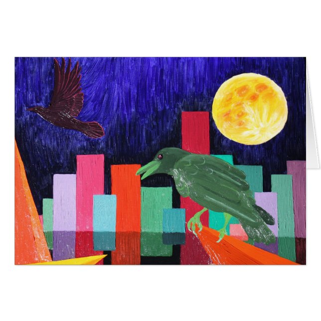 Raven convoite la lune (Devant horizontal)