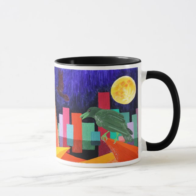 Raven Covets the Moon Mug (Right)