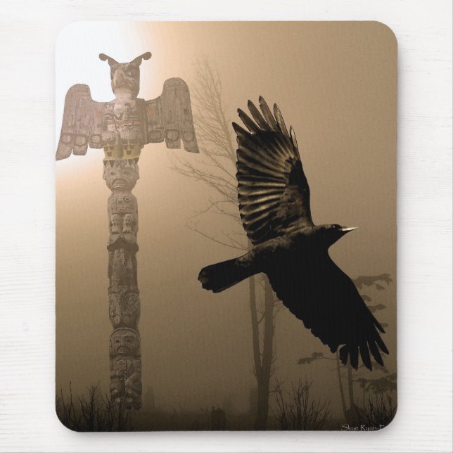 Raven & Crow Series Mouse Pad (Front)