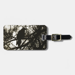 Raven Crow Steampunk Luggage Tag