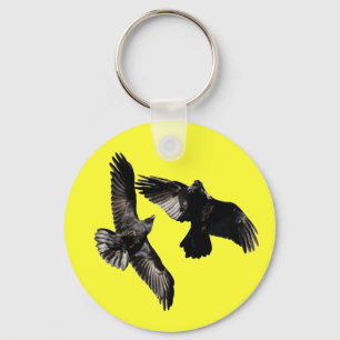 Raven Dance Keychain