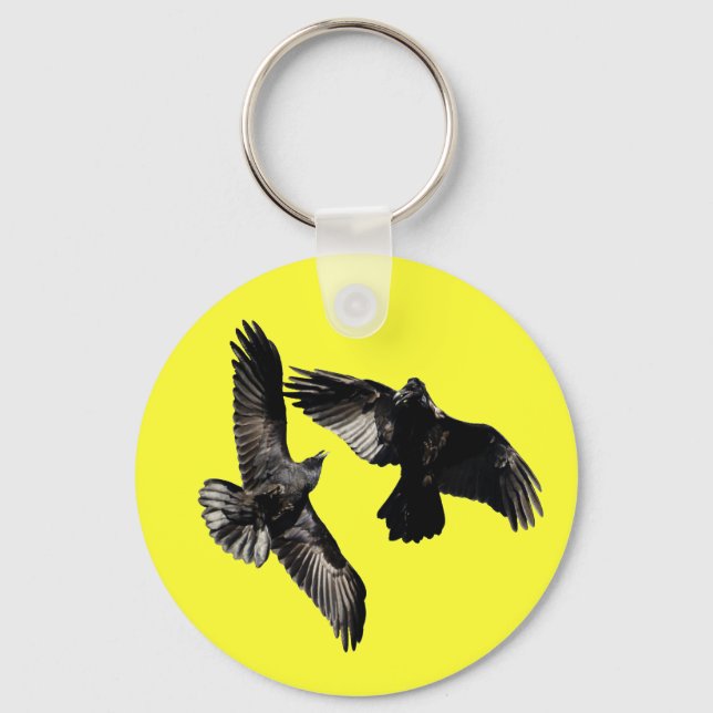 Raven Dance Keychain (Front)