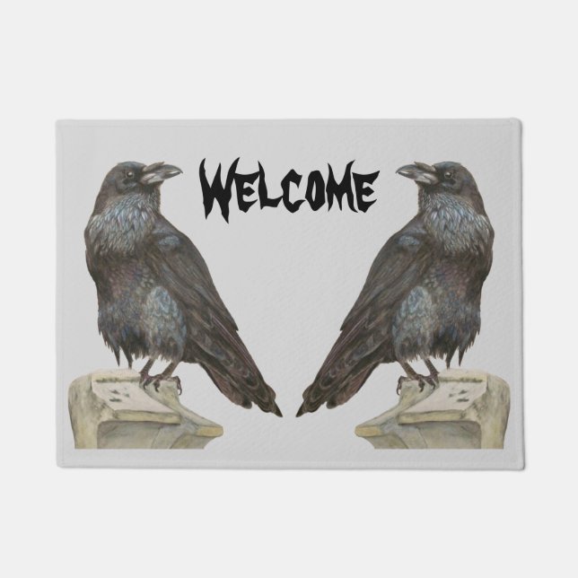Raven Doormat (Front)
