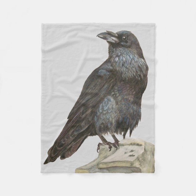 Raven Fleece Blanket (Front)