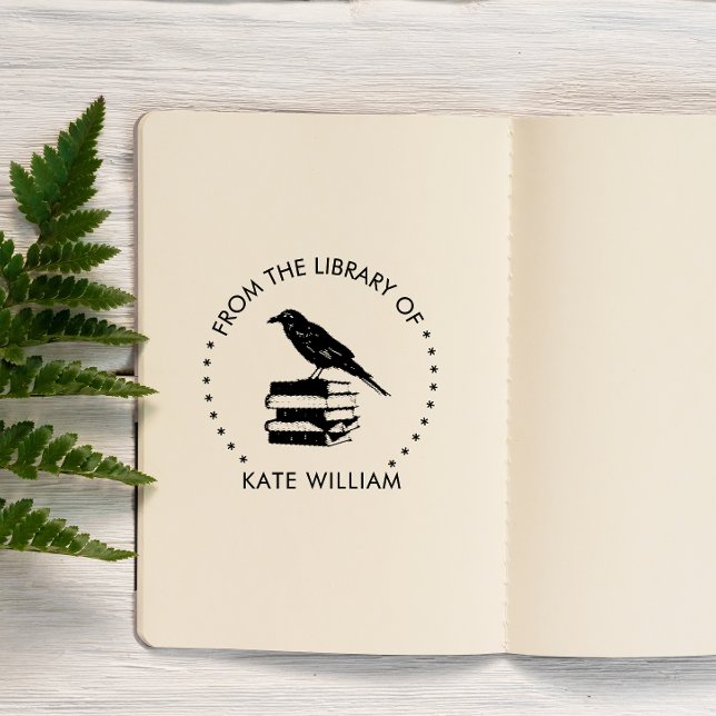 Raven From the library of Round stamp  (Creator Uploaded)