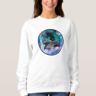 RAVEN FULL MOON NIGHT FLIGHT SWEATSHIRT