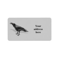 Raven Geometric Cubist Grey Triangles