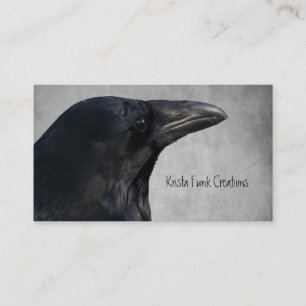 Raven Glamour Shot Business Card