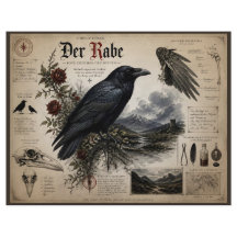 Raven Gothic Apothecary Journal Page