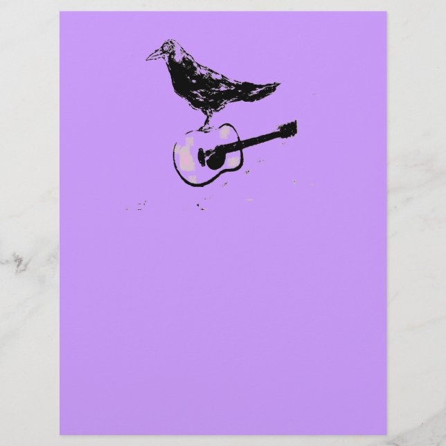 raven guitar song flyer (Front)
