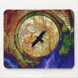 Raven Hawk Mouse Pad