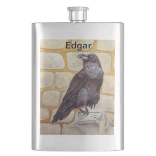 Raven Hip Flask