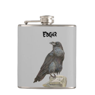 Raven Hip Flask