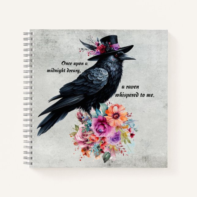 Raven in a Hat Journal (Front)