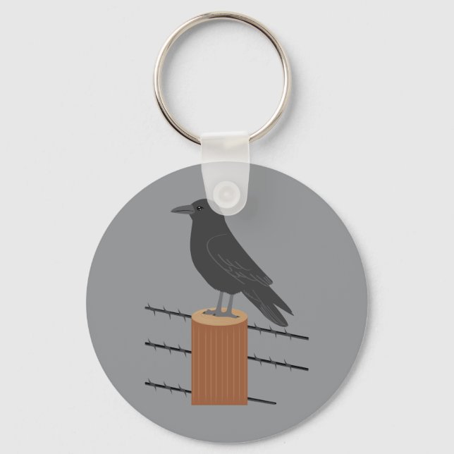 Raven Keychain (Front)
