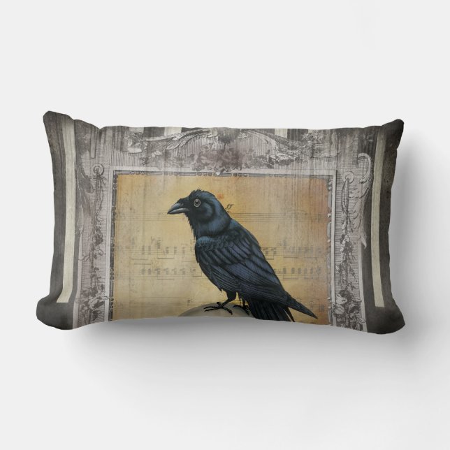 Raven Lumbar Pillow (Front)