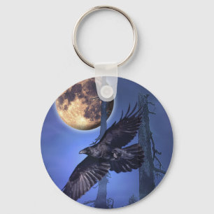 RAVEN  MAGICK  Gothic Keychain