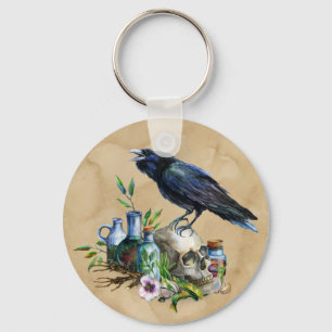 Raven Magick Keychain