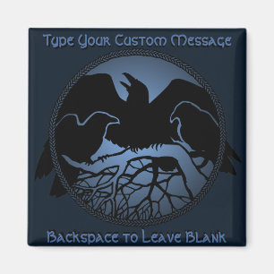Raven Magnet Raven Personalized Fridge Magnet Gift