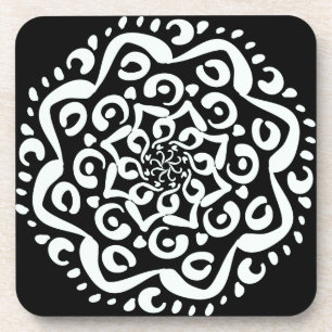 Raven Mandala Coaster