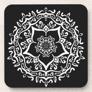 Raven Mandala Coaster