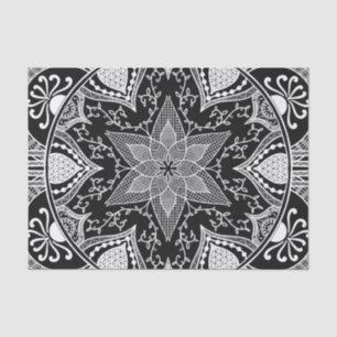 Raven Mandala Tissue Paper