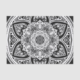 Raven Mandala Tissue Paper