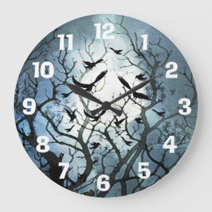 Raven Moon Clock