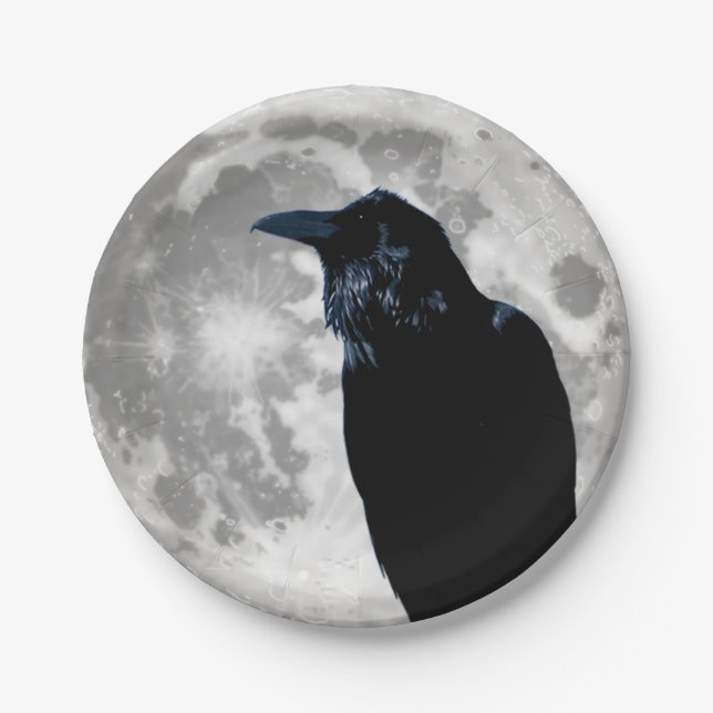 Raven Moon Plate (Front)