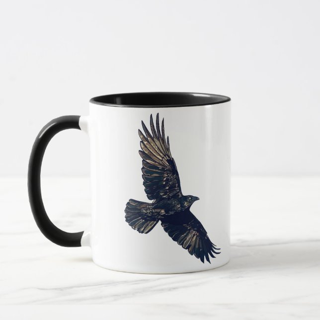 Raven Mug (Left)