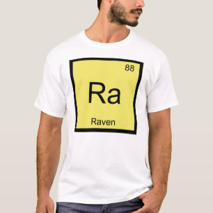 Raven Name Chemistry Element Periodic Table T-Shirt