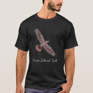 Raven Native American Haida Orcas Island WA PNW Ar T-Shirt