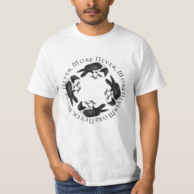 Raven Never More T-Shirt (Front)
