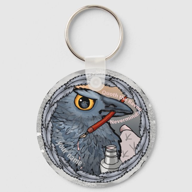 Raven Nevermind  Keychain (Front)
