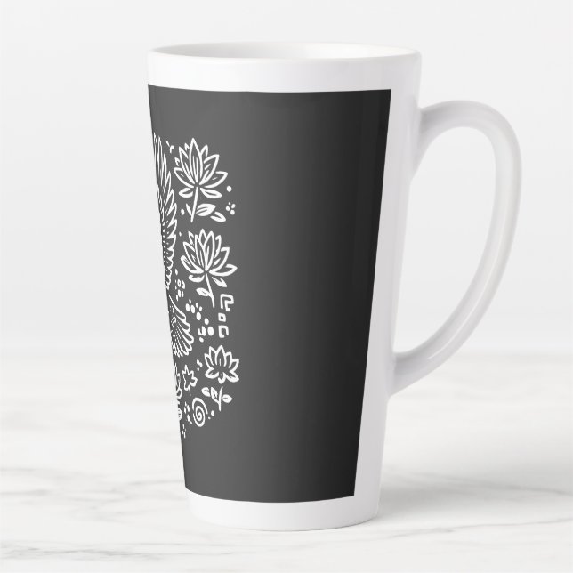 Raven of Transformation Latte Mug (Right)