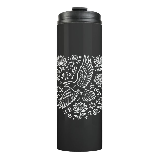 Raven of Transformation Thermal Tumbler (Front)