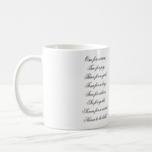 Raven On My Shoulder Mug (Left)