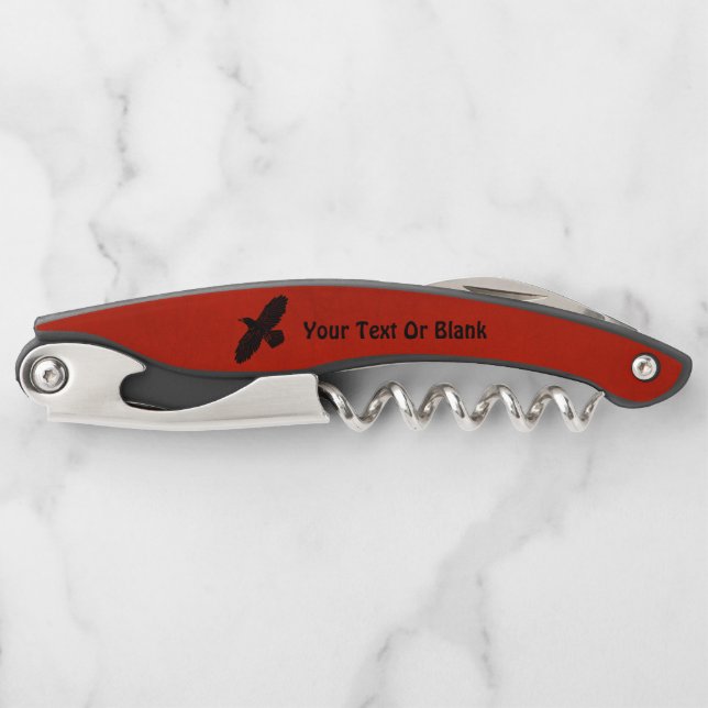 Raven On Red Corkscrew (Front)