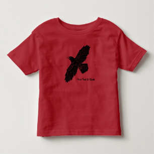 Raven On Red Toddler T-shirt