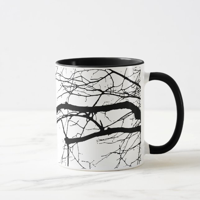 Raven on the Tree Mug (Right)