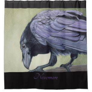 Raven Original Watercolor Crow by Miranda Print