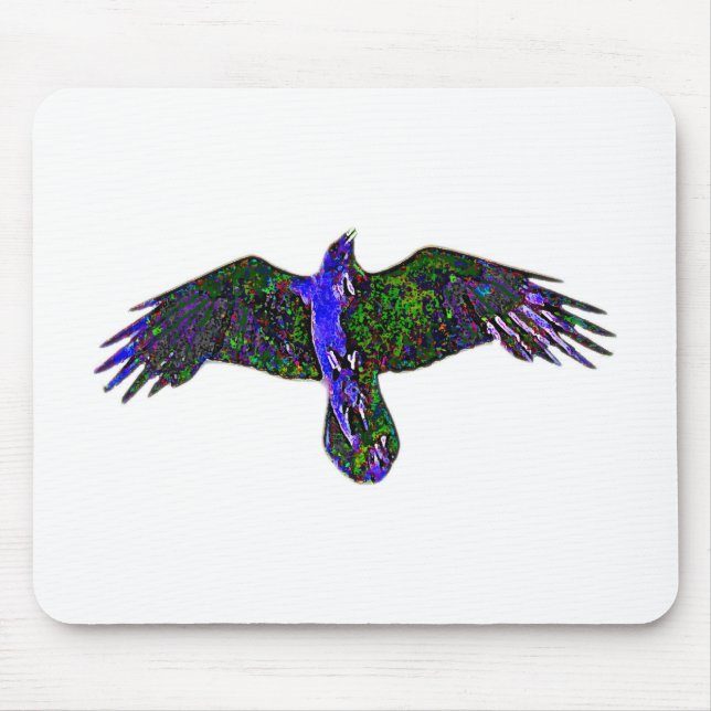 Raven Paint Mouse Pad (Front)