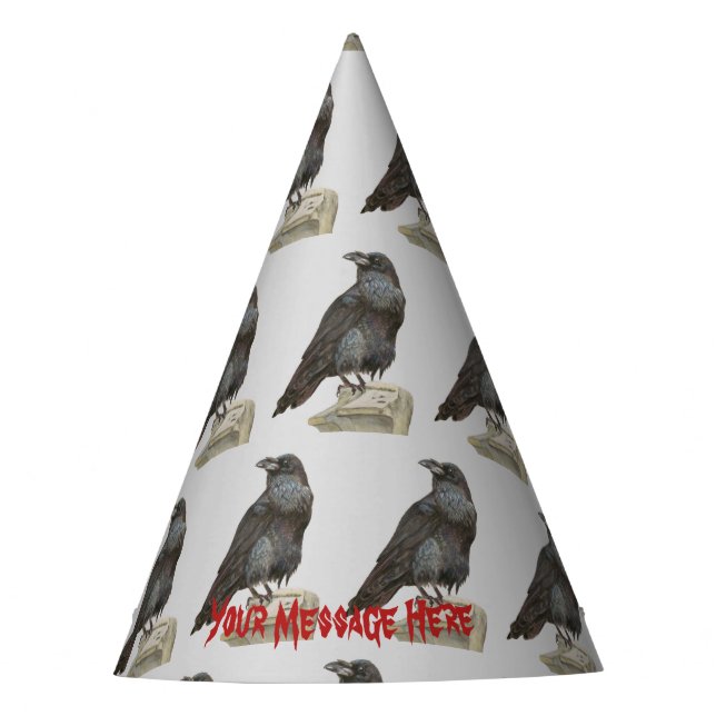Raven Party Hat (Front)