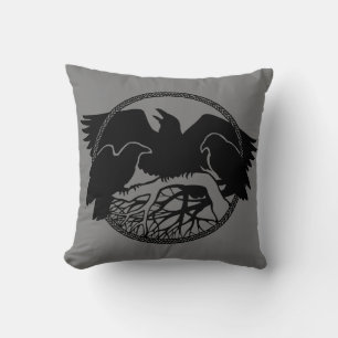 Raven Pillows First Nations Raven Art Pillows