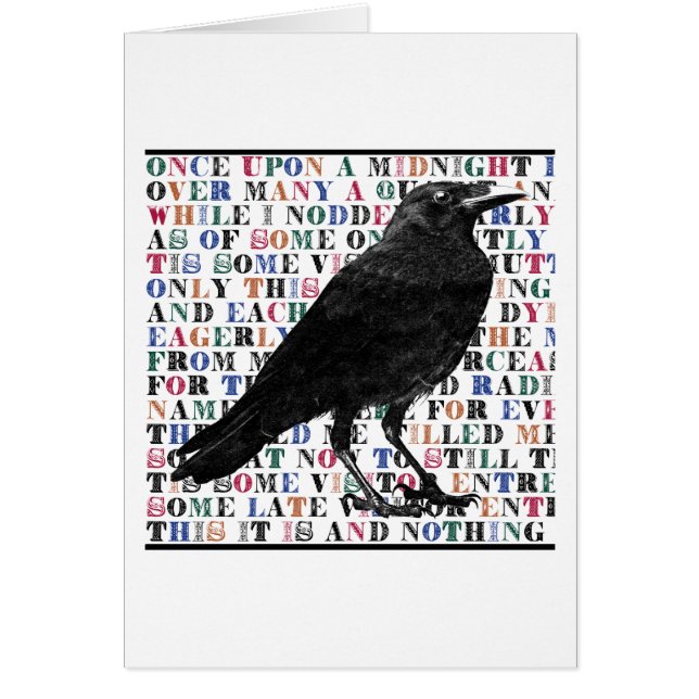 Raven Poem Edgar Allan Poe (Front)