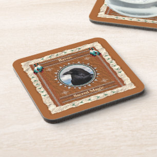 Raven Sacred Magic Energy Coaster