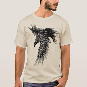 Raven shirt Men Girl Women t shirt tshirt Goth Bir