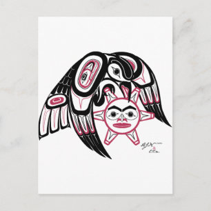 Raven Stealing the Sun Postcard